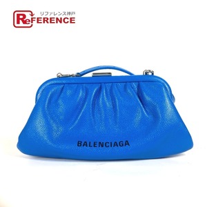 BALENCIAGA バレンシアガ 618895 Cloud XS ロゴ クラウド カバン ポーチ バイカラー 2WAYバッグ ショルダーバッグ クラッチバッグ【中古】