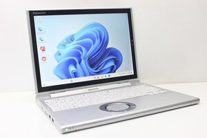 1円スタート ノートパソコン 2in1PC Windows11 Panasonic レッツノート CF-XZ6 第7世代 Core i5 SSD256GB メモリ8GB WPS office搭載