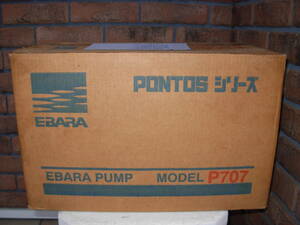 エバラポンプ　P707型 ステンレス製水中ポンプ（PONTOS) 100V(50Hz) 40口径　出力550W 40P707A 5.55S