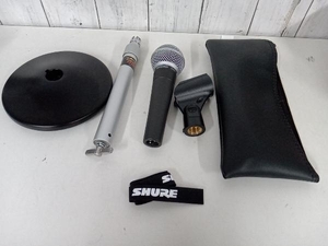 【動作確認済】SHURE ボーカルマイクロフォン SM58/ audio-technica マイクロフォン・スタンド AT8652 セット販売
