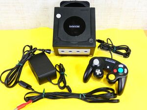 S) (RS-13) Nintendo 任天堂 ゲームキューブ 本体 DOL-001 (JPN) コントローラー アダプター付 ゲーム機器＠80(9)