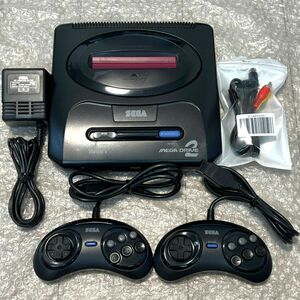 〈良品・動作確認済み〉メガドライブ２ 本体 HAA-2502 SEGA MEGA DRIVE2 ファイティングパッド6B