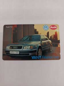 【未使用テレカ】AudiS4/VANS　Finance Corp