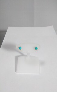 K10YGトルコ石ピアス！「STAR JEWELRY(スタージュエリー)」。