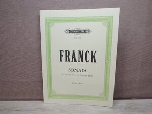 【楽譜】FRANCK SONATA Ine Violin and Prann Be Vesine and Klavver