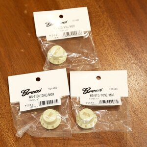 お得な3個セット 特価 アウトレット 新品 Greco グレコ WS-STD Volume Knobs 1個 Tone Knobs 2個 Mint Green ヴォリュームノブ トーンノブ