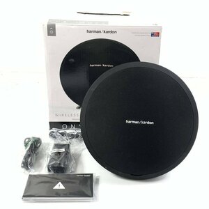 美品 harman/kardon ハーマンカードン ONYX STUDIO Bluetoothスピーカー 電源コード/ACアダプター/説明書/元箱付き◆動作品