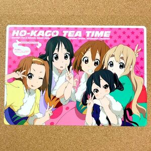 【送料無料】けいおん! K-ON! 下敷き　平沢 唯 秋山 澪 田井中 律 琴吹 紬 中野 梓 放課後ティータイム HTT 京都アニメーション 京アニ