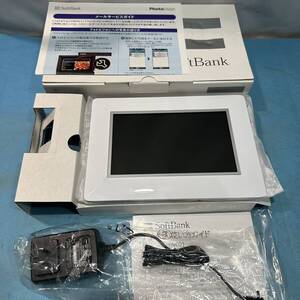 動作可能 SoftBank ソフトバンク PhotoVision HW001S 本体+電源コード+箱 デジタルフォトフレーム