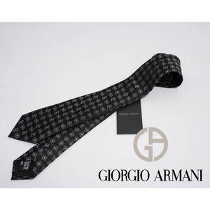 オリエンタルデザイン ネクタイ ブラック GIORGIO ARMANI ジョルジオアルマーニ スーツ ジャケット 