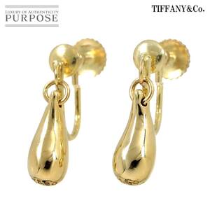 ティファニー TIFFANY&Co. ティアドロップ イヤリング K18 YG イエローゴールド 750 Teardrop Earrings 90255844