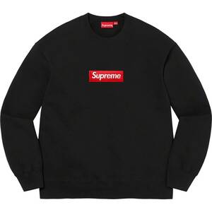  Supreme box logo crewneck ボックス ロゴ クルーネック ブラック Black 黒 シュプリーム