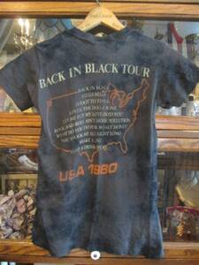 バンド　ツアーTシャツ　USA　Back In Black Tour