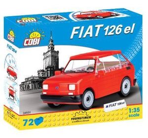 COBI ブロック ☆ 1/35スケール 自動車 ☆ フィアット126 el / Fiat 126 el ☆ 新品/未開封 ☆ EU製