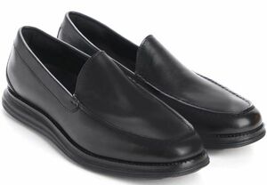 送料無料 Cole Haan 28.5cm ベネチアン ローファー ビジネス スニーカー 軽量 ブラック レザー オリジナル GRAND スリッポン ブーツ XXX260