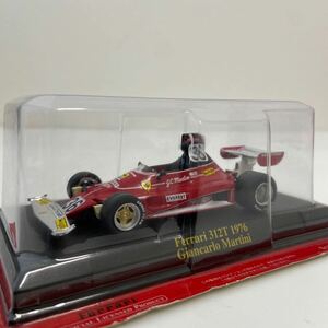 アシェット 公式フェラーリF1コレクション 1/43 Ferrari 312T 1976 GP Giancarlo Martini #36 ミニカー マルティニ モデルカー