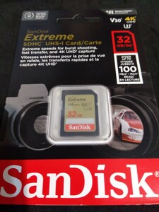 新品未開封 サンディスク SanDisk SDカード 32GB 100MB SDHCカード エクストリーム Extreme UHS-I SDHC