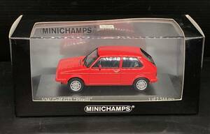 ミニチャンプス フォルクスワーゲン ゴルフGTI ピレリ 1983 1/43 GOLF ミニカー