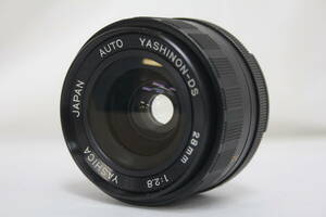 【外観美品】 ヤシカ Yashica Auto Yashinon-DS 28mm F2.8 M42マウント レンズ v6163