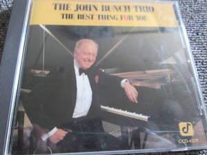 【送料無料】中古CD ★THEJOHN BUNCH TRIO/BEST THING FOR YOU ☆ジョン・バンチ CCD-4328