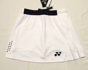 【未使用】YONEX/ヨネックス スカート インナースパッツ付き (26094-011) ホワイト Mサイズ テニス・バドミントン スコート