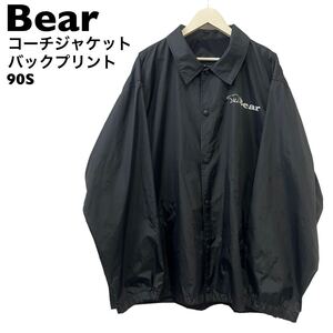 【ヴィンテージ】ベアー　bear バックプリント　コーチジャケット　L