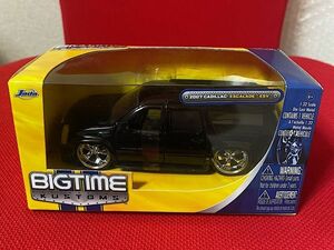 激レア 1台 2007年 キャデラック エスカレード ESV ブラック カラー Jada BIG TIME KUSTOMS 1/32 新品 GMライセンス品