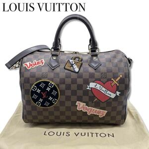 LOUIS VUITTON ルイヴィトン スピーディ 30 2WAY ショルダーバッグ ハンドバッグ N40060 ダミエ