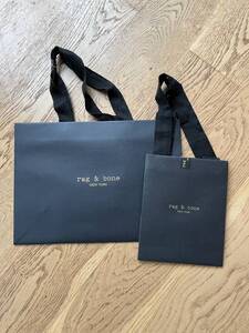 rag&bone NEW YORK ショップ袋 ２枚