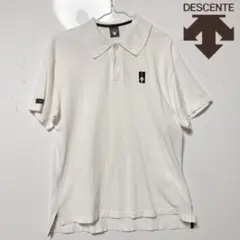 DESCENTE デサント ポロシャツ 白