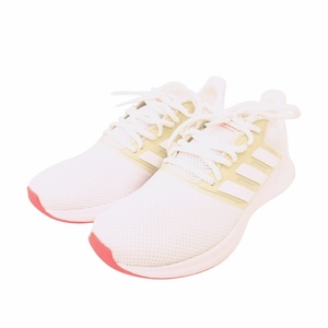 アディダス adidas 美品 ファルコンラン ランニングシューズ FW5142 白 ホワイト 23cm 1208 ●ECO レディース