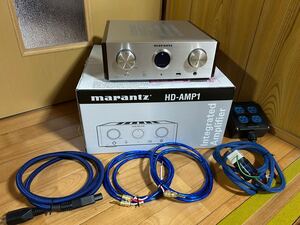 marantz マランツ HD-AMP1 2016年製 プリメインアンプ USB-DAC搭載 ハイレゾ oyaide OCB-1 EXs電源タップ付