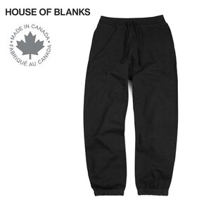 【サイズ XL】House Of Blanks ハウスオブブランクス 無地 スウェットパンツ ブラック カナダ製 Classic Sweatpant メンズ シンプル