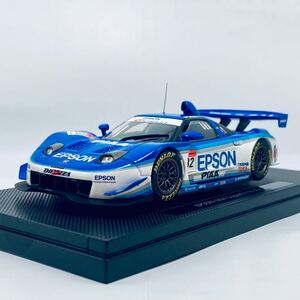 絶版品 801 EBBRO 1/43 HONDA EPSON NA2 NSX BLUE/WHITE SUPER GT 500 2006 ホンダ エヌエスエックス エプソン