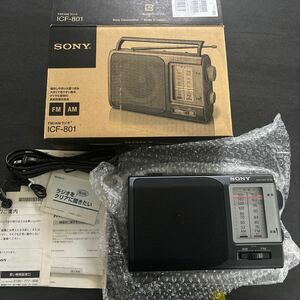 SONY ポータブルラジオ ICF-801