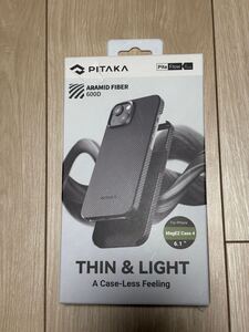 （値下げしました）PITAKA アラミド繊維スマホケース　600D iphone 15用 所々傷ありPITAKA iPhone15 ケース ブラック カバー Apple