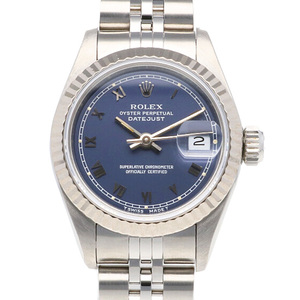 ロレックス デイトジャスト オイスターパーペチュアル 腕時計 ステンレススチール 69174 自動巻き 1年保証 ROLEX 中古