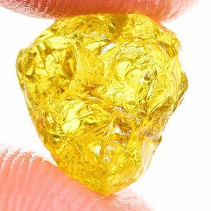 【世界の原石:イエローマリガーネット 7.30ct:9143】非加熱 マリ共和国産 Natural Yellow Mali Garnet Rough 鉱物 宝石 標本 jewelry Mali