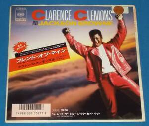 ☆7inch EP★80s名曲!●CLARENCE CLEMONS & JACKSON BROWNE/クラレンス・クレモンズ＆ジャクソン・ブラウン「You