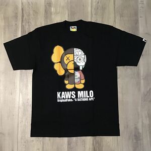 ★新品★ BAPE × Original Fake KAWS MILO companion Tシャツ Lサイズ a bathing ape オリジナルフェイク カウズ エイプ ベイプ NIGO i4