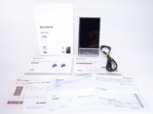 【極上品】ソニー SONY ウォークマン 16GB Aシリーズ NW-A105 ブルー / 元箱・付属品付 【W08064A】