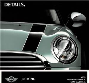 MINI　　MINI.／MINI　CONVERTIBLE.／MINI CLUBMAN． カタログ　●　2012年4月