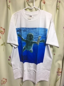 激レア ヴィンテージ NIRVANA ニルヴァーナ NEVERMIND ネバーマインド Tシャツ Lサイズ 新品 カートコバーン　木村拓哉さん