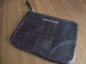 コムデギャルソン★ウォレット★コインケース★財布★小銭入れ★牛革★レザー★ブラウン★COMME des GARCONS