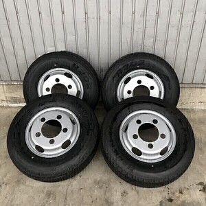 法人宛限定(4F340-3)TOPY 15X5J 5穴 208 + BRIDGESTONE ECOPIA R202 195/85R15 113/111L LT 2020年 夏タイヤ 送料無料