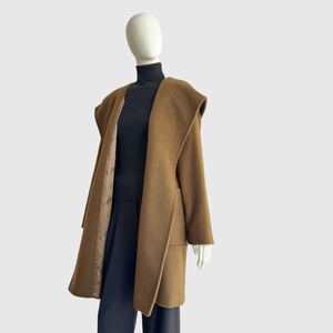 Max Mara マックスマーラ コート キャメル レディース ガウンコート ラップコート \ Max Mara coat camel ladies gown coat