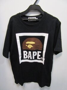 ◆APE　エイプ　Tシャツ　黒　Mサイズ　中古◆12719★