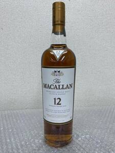 新品未開栓/MACALLAN/マッカラン/シングル/ハイランドモルト/12年/700ml/40%/お酒/古酒/スコッチ/ウイスキー/0519f