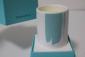 F248 本物 TIFFANY&Co. ティファニー JASMINE ジャスミン SCENTED CANDLE アロマキャンドル キャンドル 陶器 75ｇ