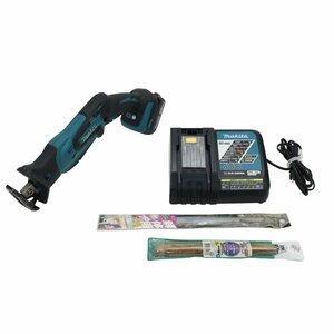 042402k4 マキタ/makita 充電式レシプロソー JR144DRF 14.4V ケース+バッテリー付き BL1415N/おまけ付き C3B